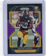 Najee Harris 2020 Panini Chronicles Prizm Black Purple #'d 057/199