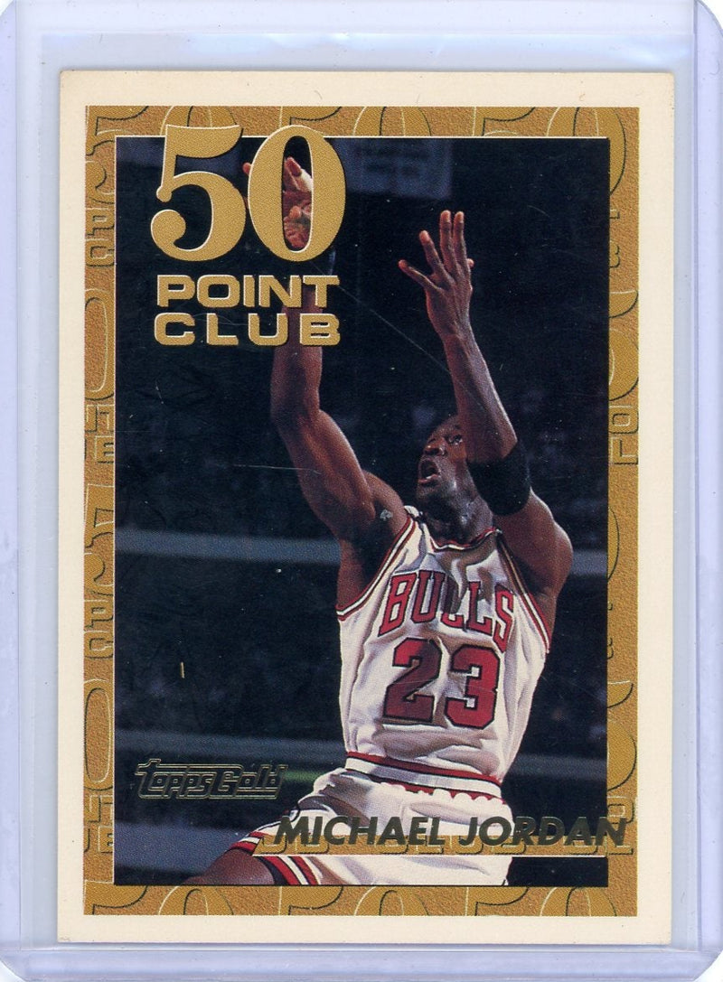 Michael Jordan 1993 Topps Gold 50 Point Club 