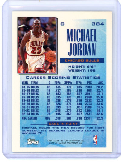 Michael Jordan 1994 Topps Gold Reigning Scoring Leader