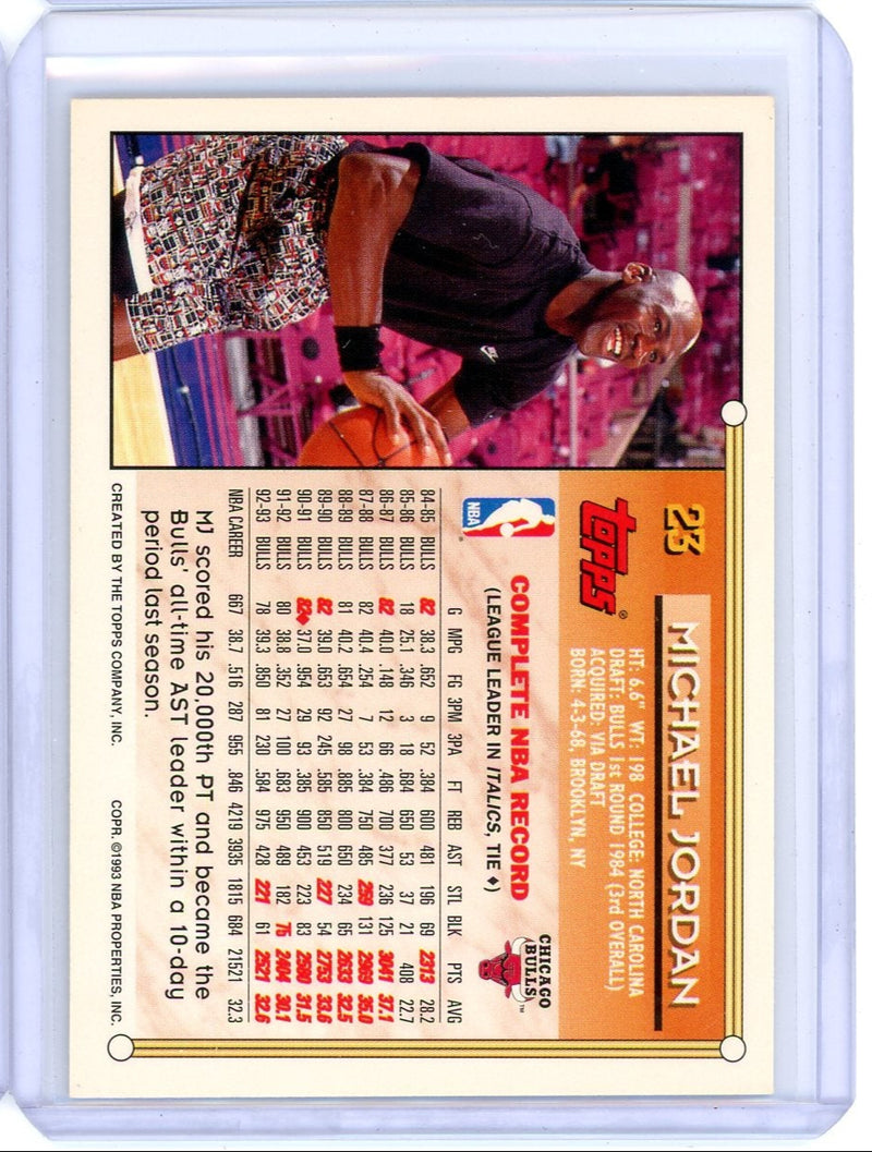 Michael Jordan 1993 Topps Gold 