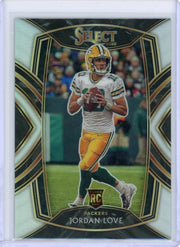 Jordan Love 2020 Panini Select Club Level Silver Prizm Rookie