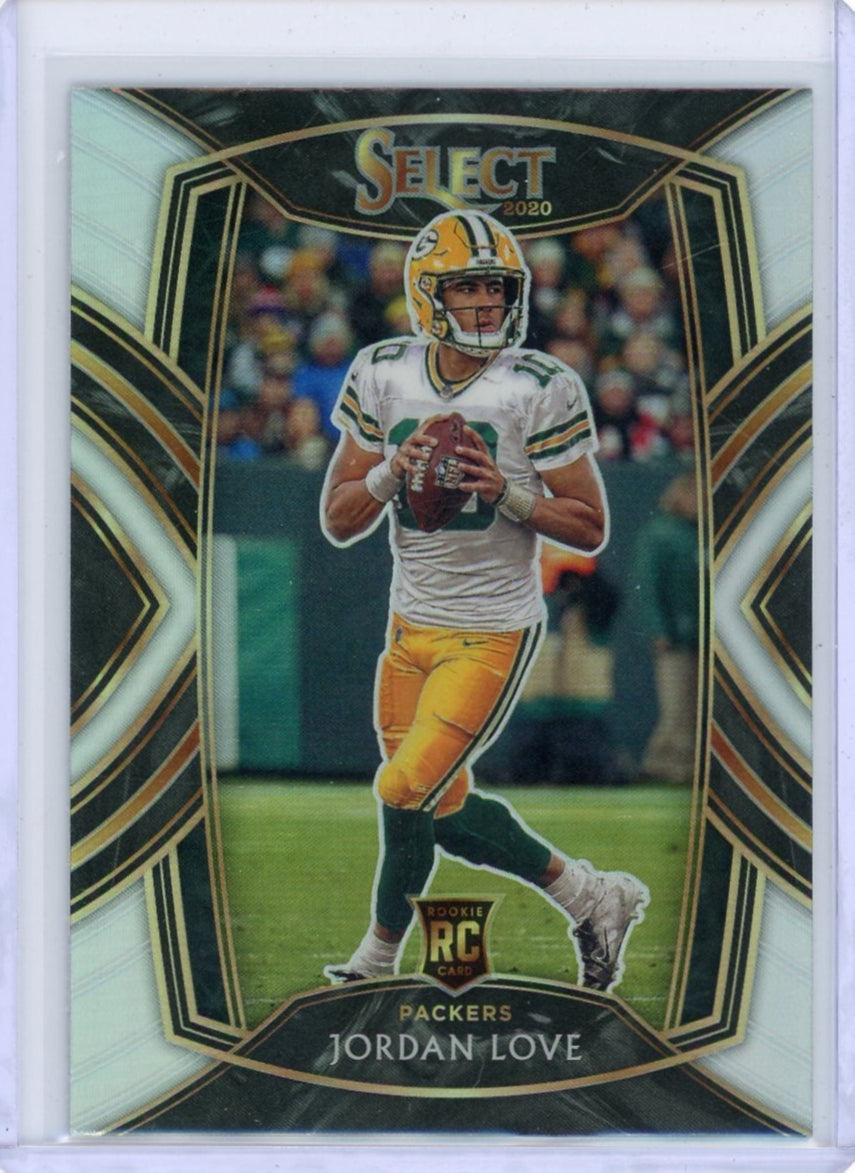 Jordan Love 2020 Panini Select Club Level Silver Prizm Rookie