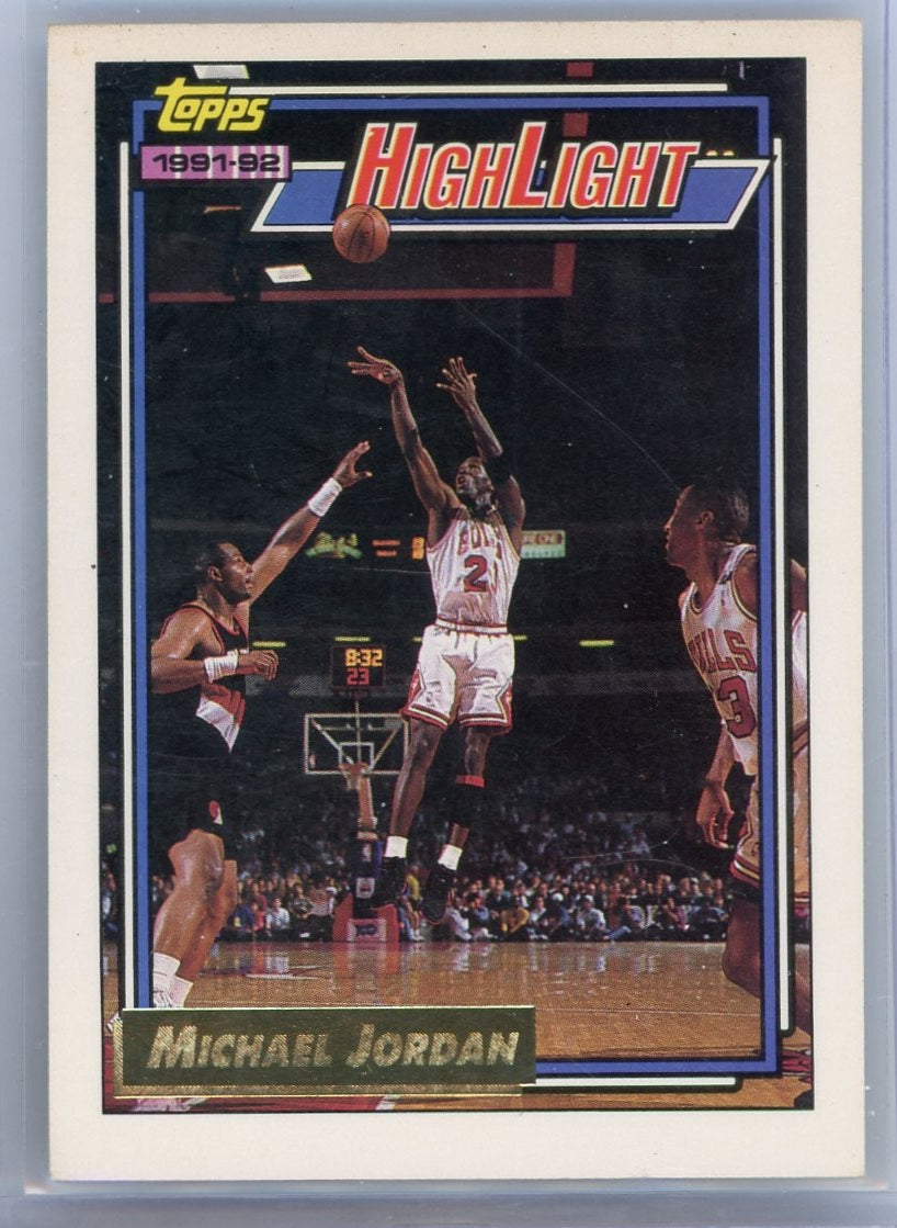 Michael Jordan 1992 Topps Gold Highlight #3