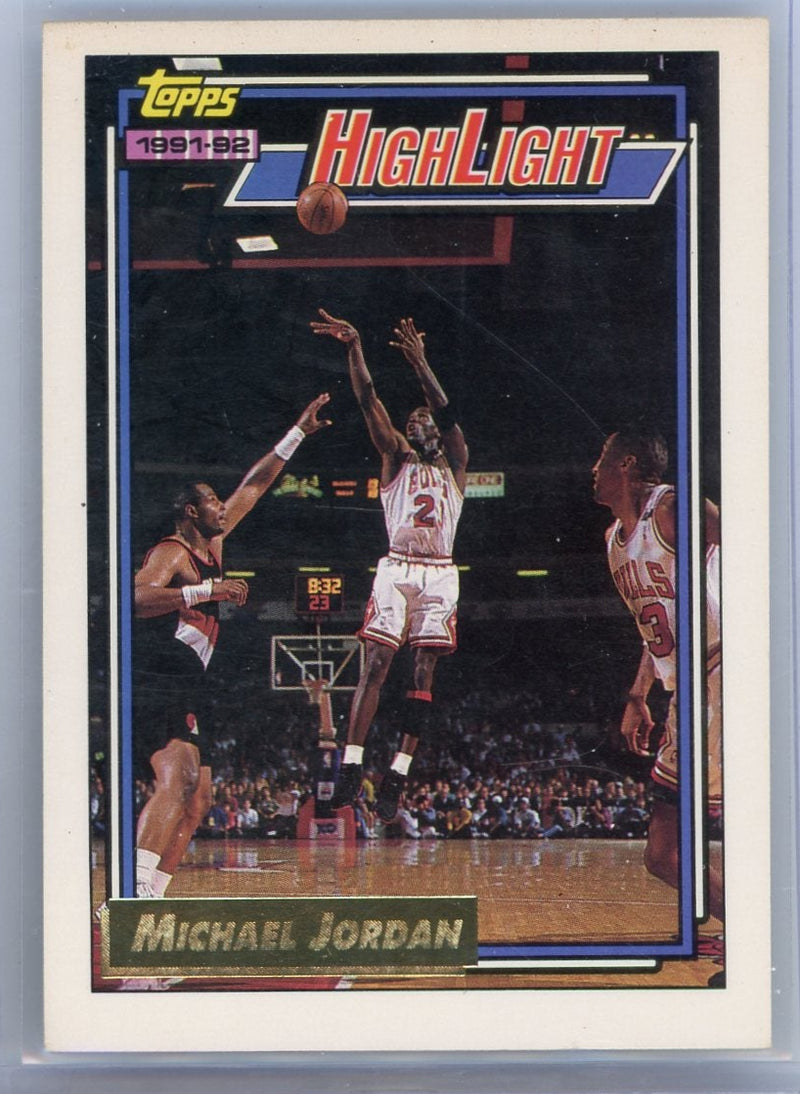 Michael Jordan 1992 Topps Gold Highlight 