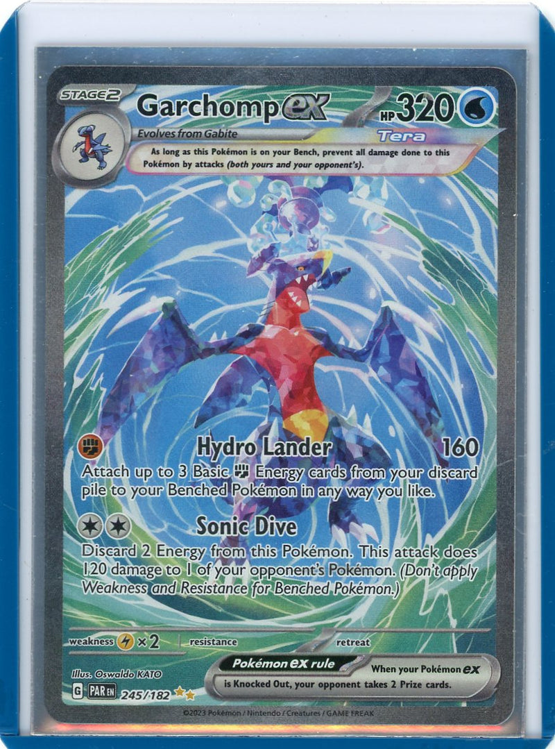 Garchomp EX 2023 Pokemon rare holo 245/182