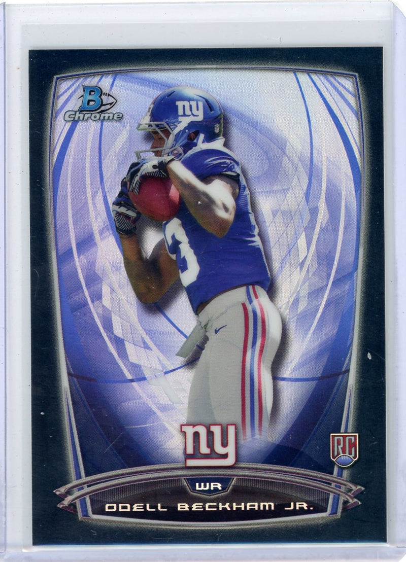Odell Beckham Jr. 2014 Bowman Chrome Rookie Black Refractor 