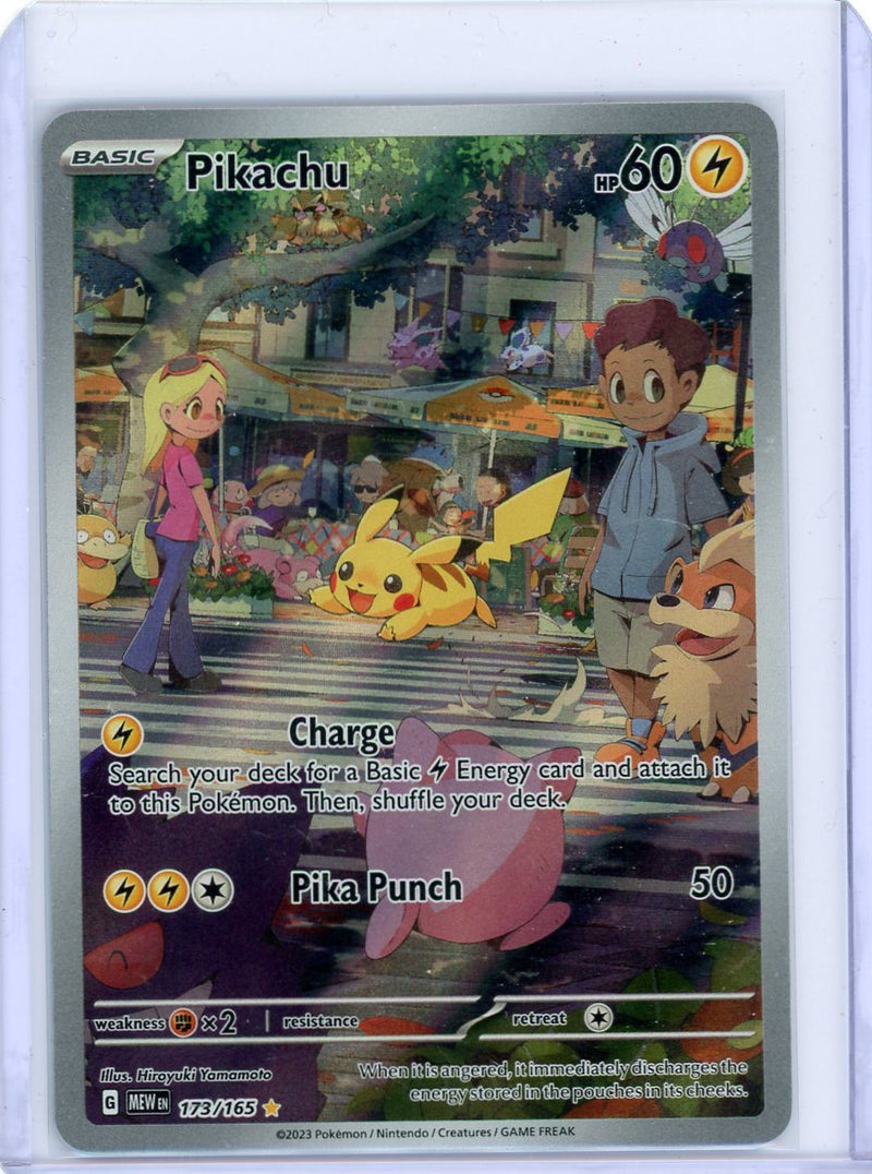 Pikachu Pokémon Scarlet & Violet 151 Illustration Rare 