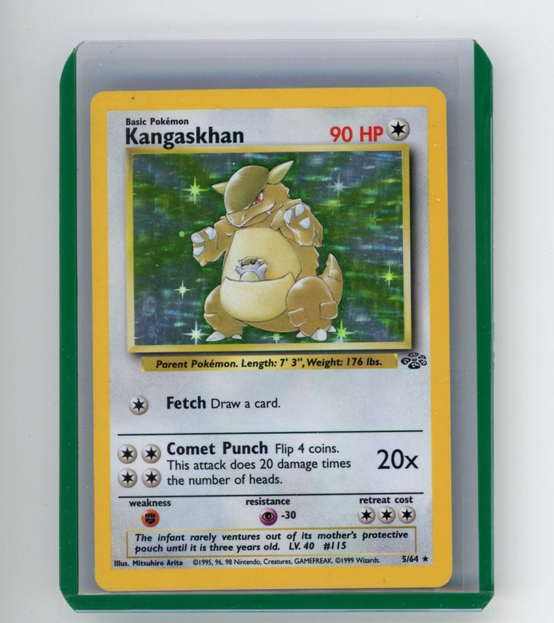 Kangaskhan 1999 Pokemon Jungle rare holo 5/64