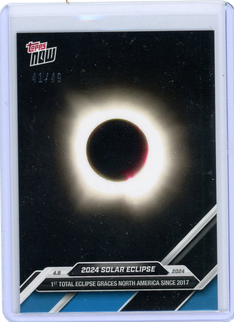 Topps Now 2024 Solar Eclipse blue 