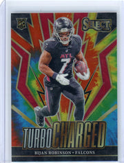Bijan Robinson 2023 Panini Select Turbocharged Tie-Dye Rookie #'d 08/25