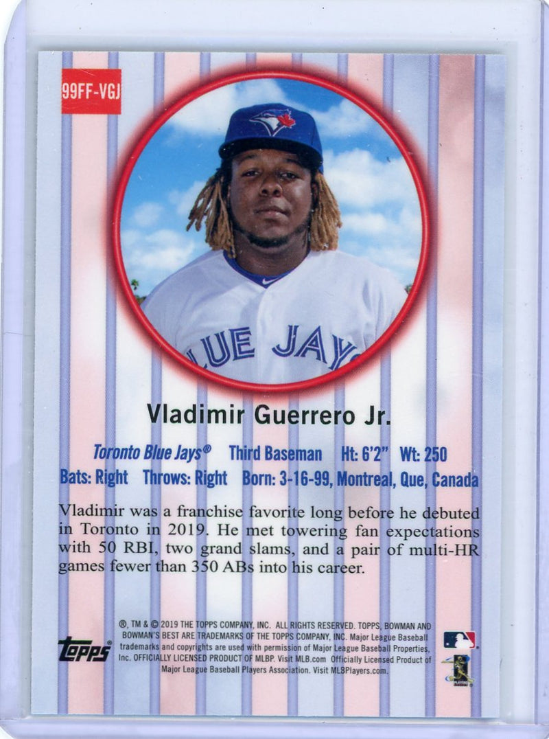 Vladimir Guerrero Jr. 2019 Bowman&