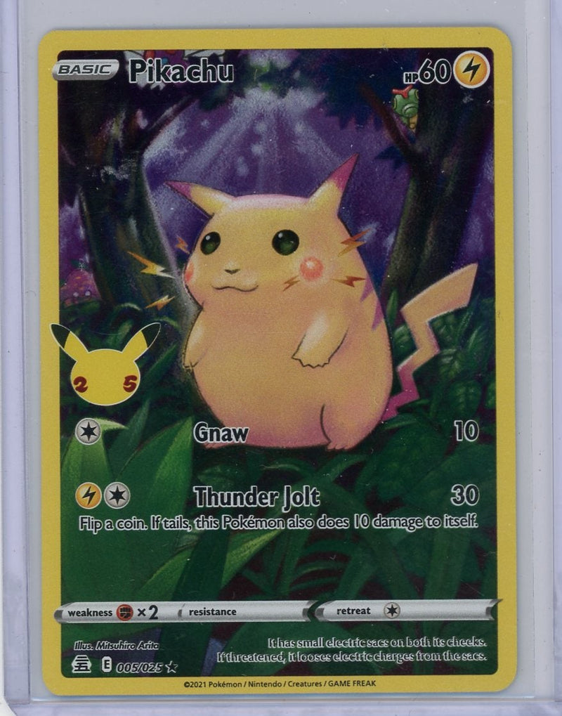 Pikachu Pokémon Celebrations Ultra Rare 