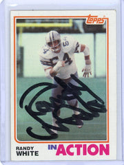 Randy White 1982 Topps In Action #332 (in-person autograph, no COA)