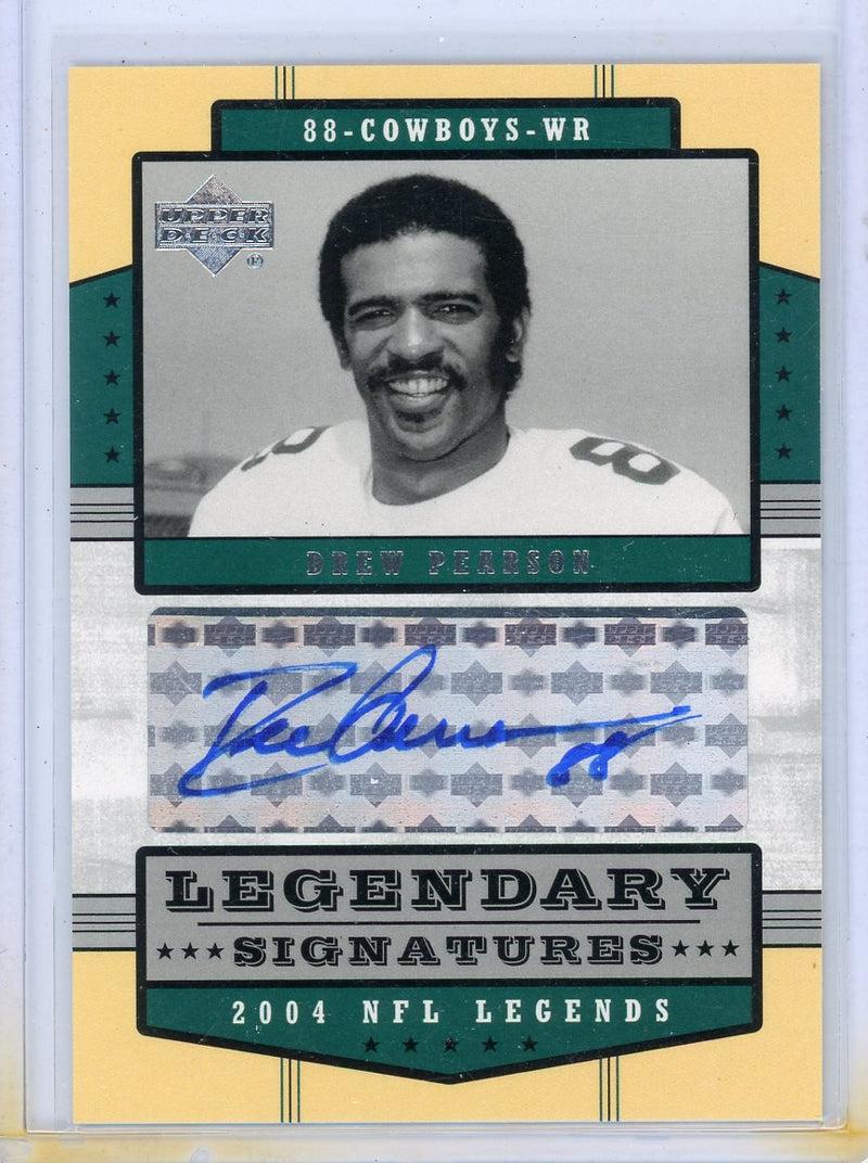 Drew Pearson 2004 Upper Deck NFL Legendary Signatures autograph