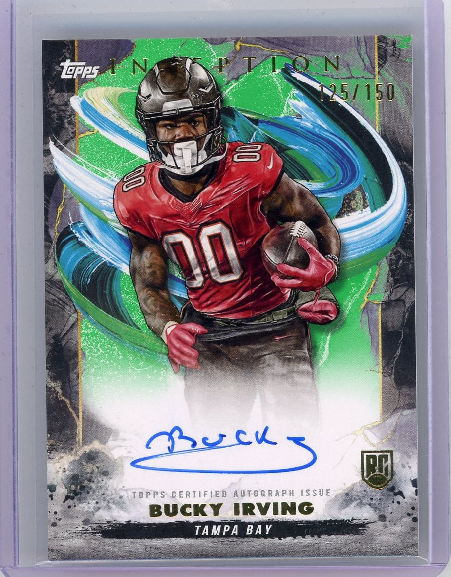 Bucky Irving 2024 Topps Inception Auto RC #'d 125/150