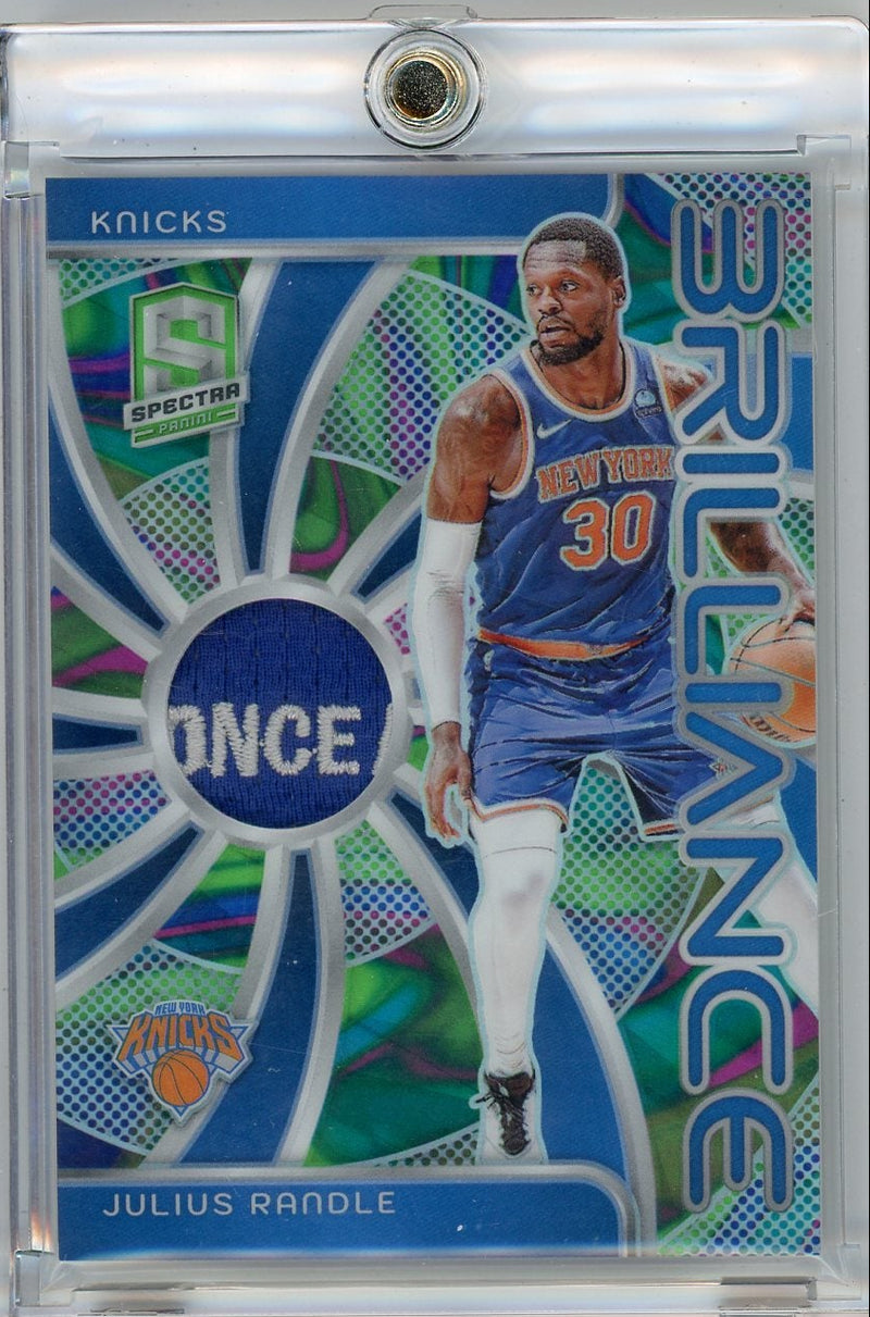 Julius Randle 2023-24 Panini Spectra Brilliance Patch 