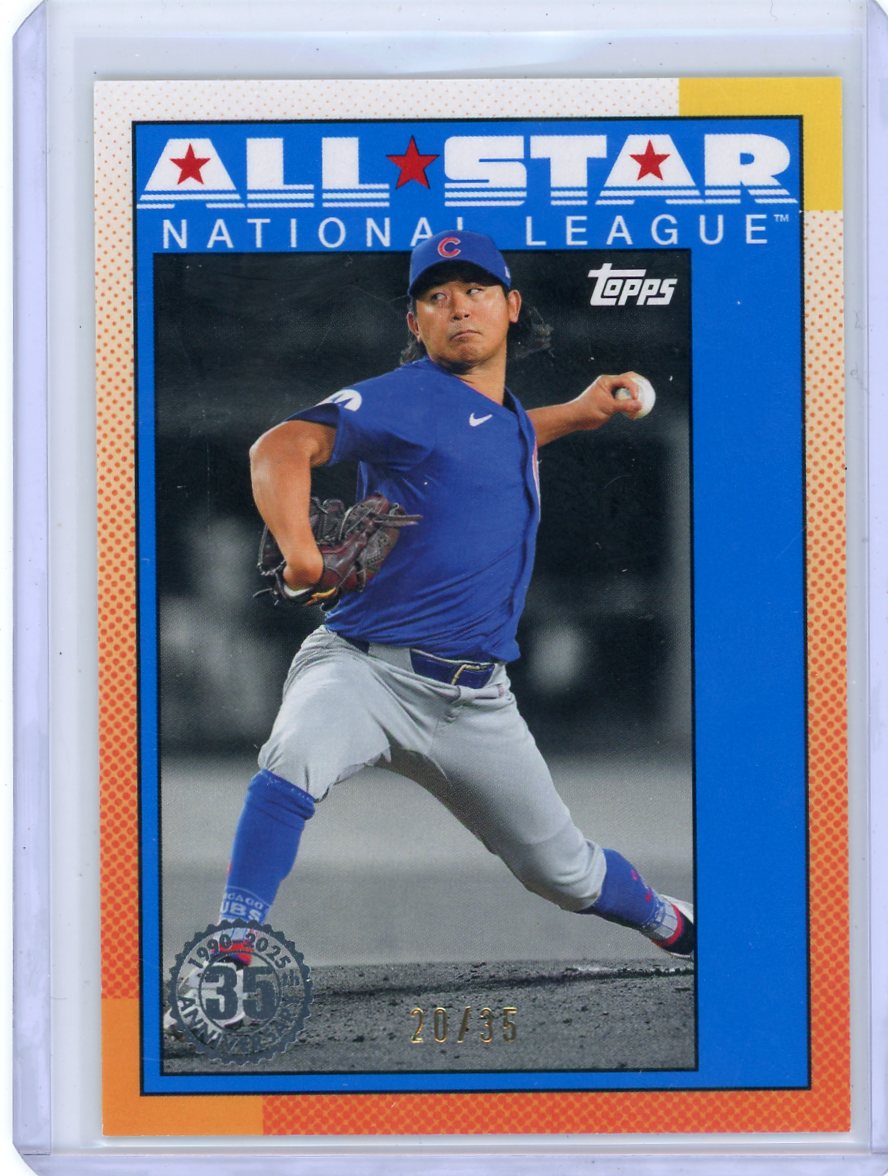 Shota Imanaga 2025 Topps '35th Anniversary No Name SSP #'d 20/35