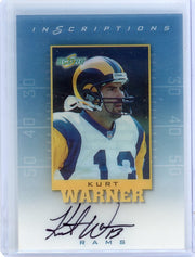 Kurt Warner 1999 Score Inscriptions autograph