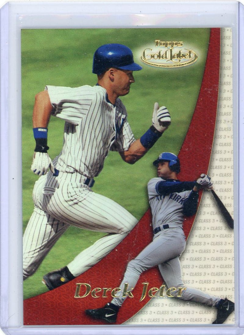 Derek Jeter 2000 Topps Gold Label Class 3