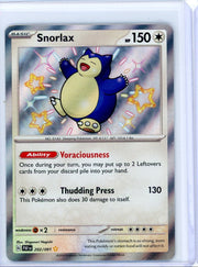 Snorlax Pokémon Paldean Fates Baby Shiny #202/091