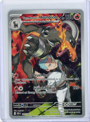 Team Rocket's Houndoom Pokémon Destined Rivals Illustration Rare #191/182