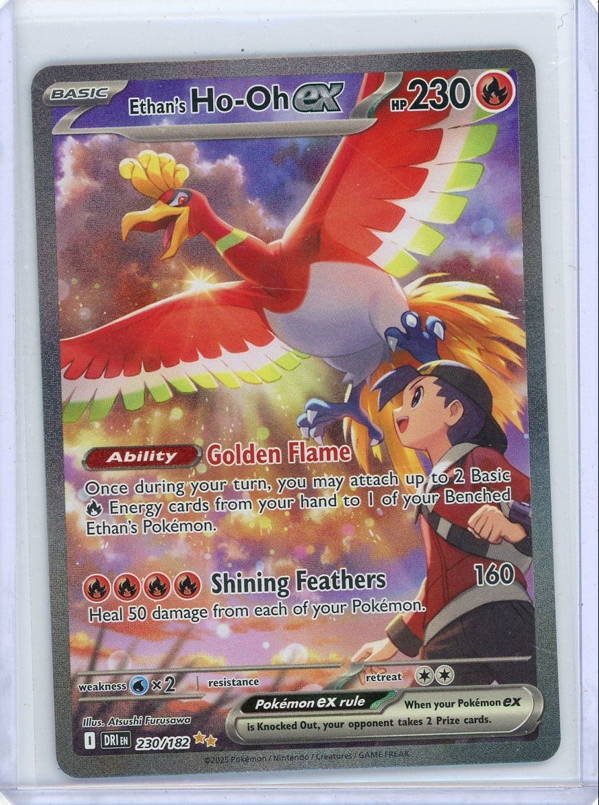 Ethan's Ho-Oh Pokémon Destined Rivals Special Illustration Rare #230/182