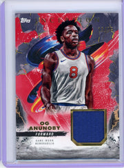 OG Anunoby 2024-25 Topps Inception relic red #'d 17/75