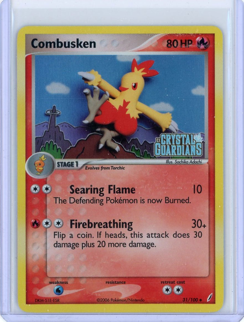 Combusken 2006 Pokemon EX Crystal Guardians Reverse holo 31/100