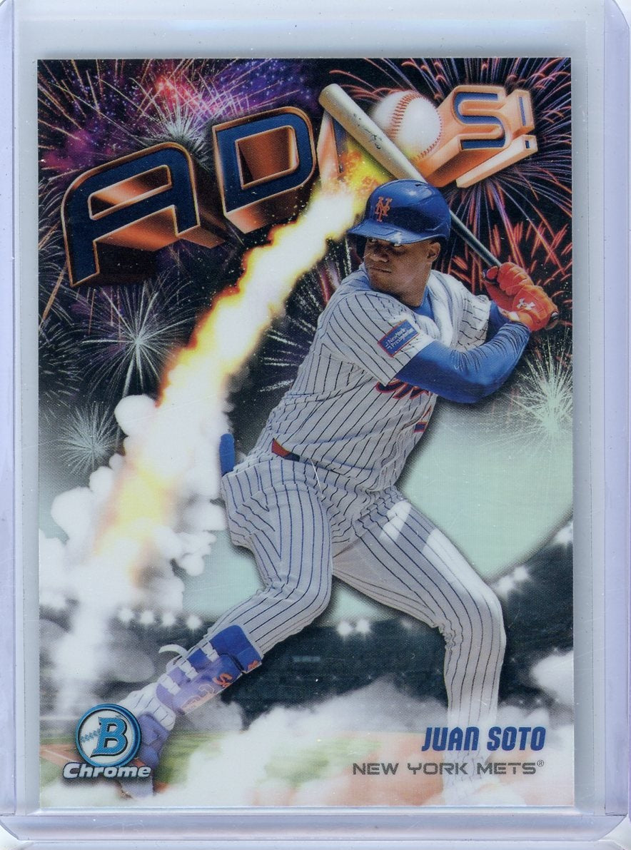 Juan Soto 2025 Bowman Chrome Adios!