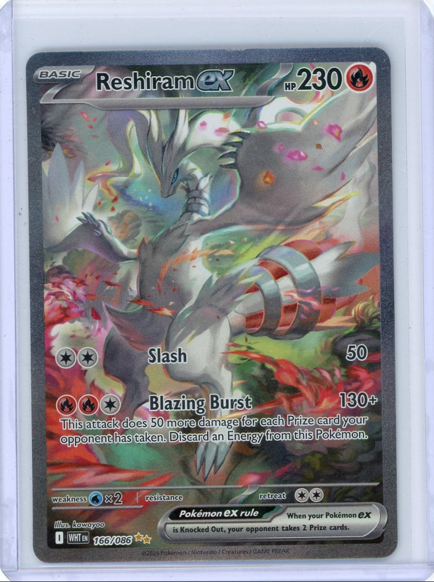 Reshiram ex Pokémon White Flare Special Illustration Rare #166/086