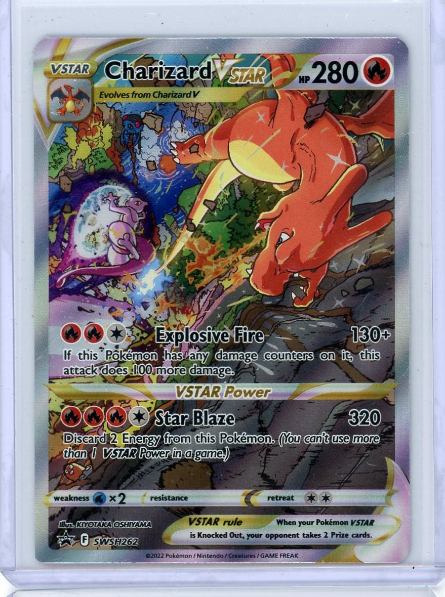 Charizard Vstar Pokémon Black Star Promo #SWSH262