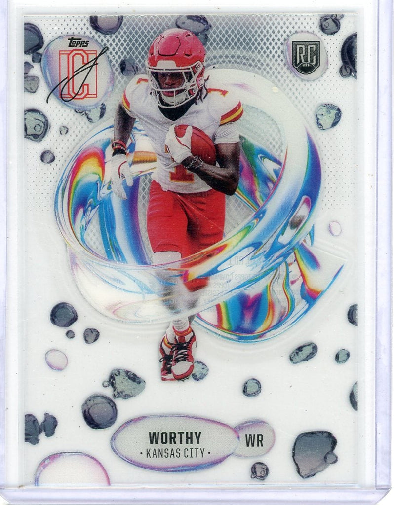 Xavier Worthy 2024 Topps Signature Class Fluidity rookie card