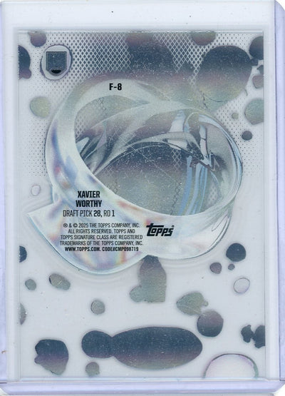 Xavier Worthy 2024 Topps Signature Class Fluidity rookie card