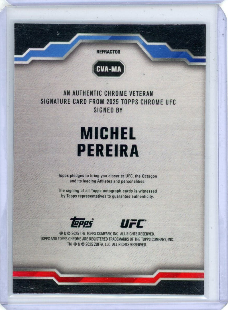 Michel Pereira 2025 Topps Chrome autograph refractor 