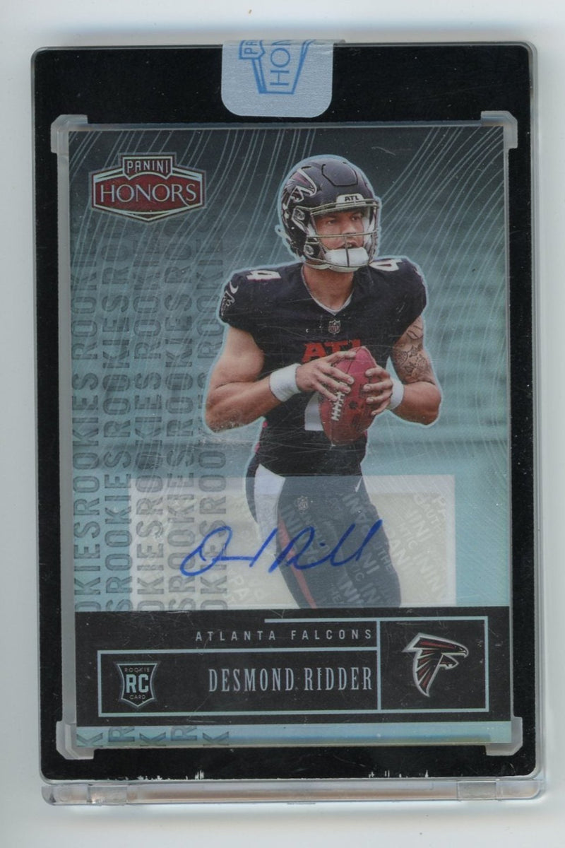 Desmond Ridder 2022 Panini Honors autograph rookie card 