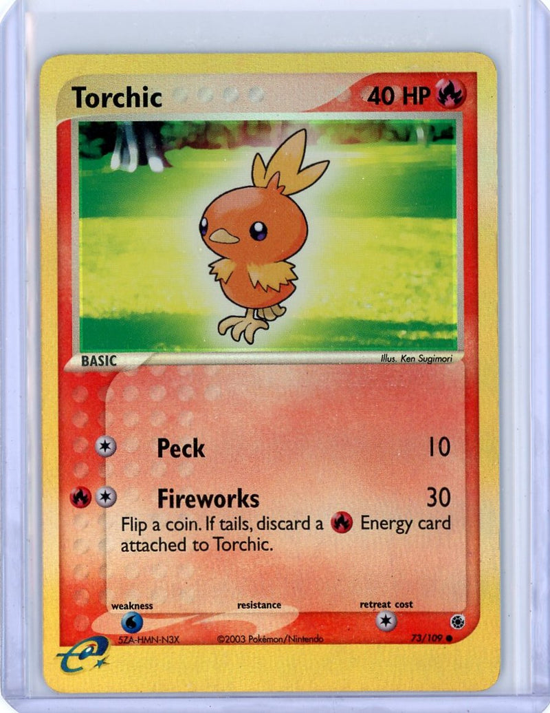 Torchic 2003 Pokemon full Reverse holo 73/109