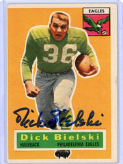 Dick Bielski 1956 Topps #76 (in-person autograph, no COA)