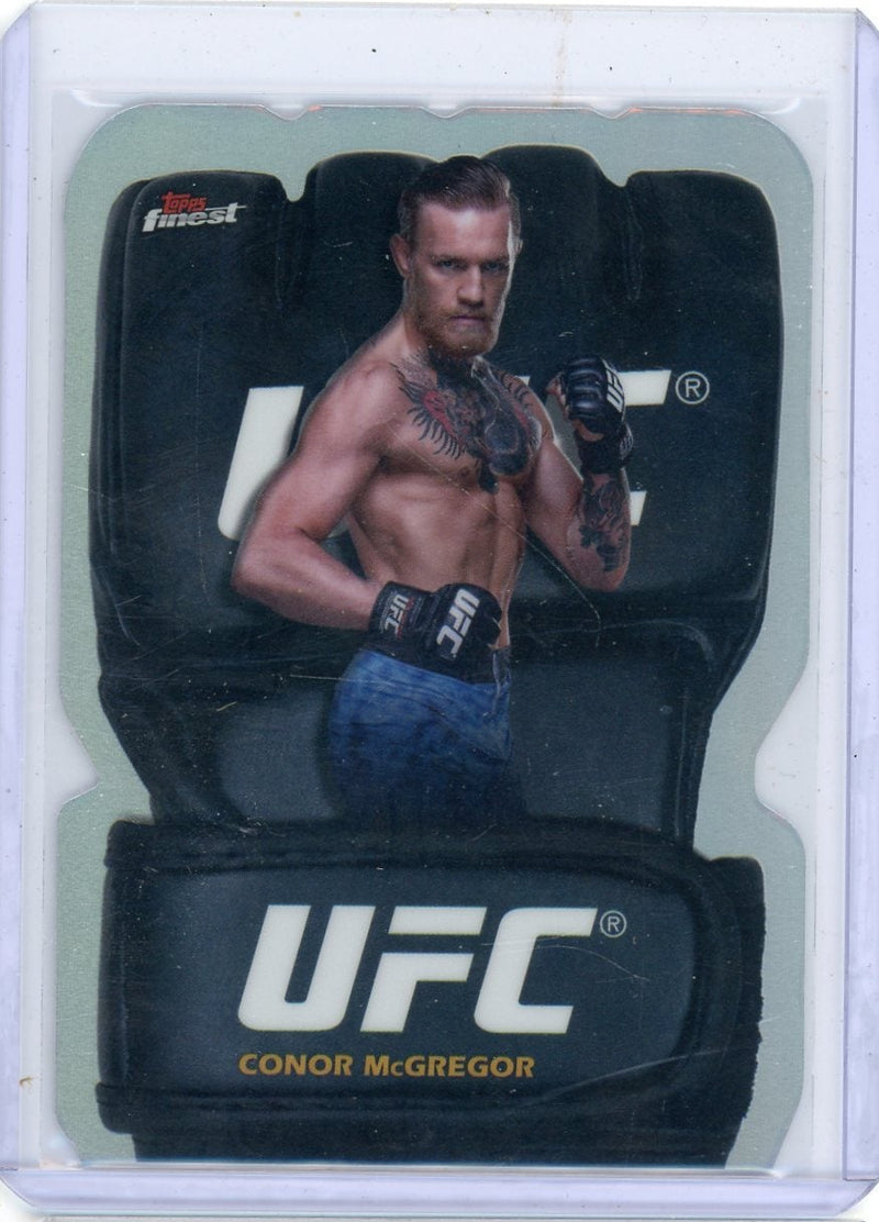 Conor McGregor 2024 Topps Finest Glove die-cut