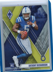 Anthony Richardson 2023 Panini Phoenix yellow prizm rookie card #'d 63/75