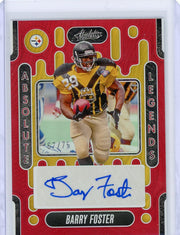 Barry Foster 2024 Panini Absolute Legends autograph red #'d 67/75