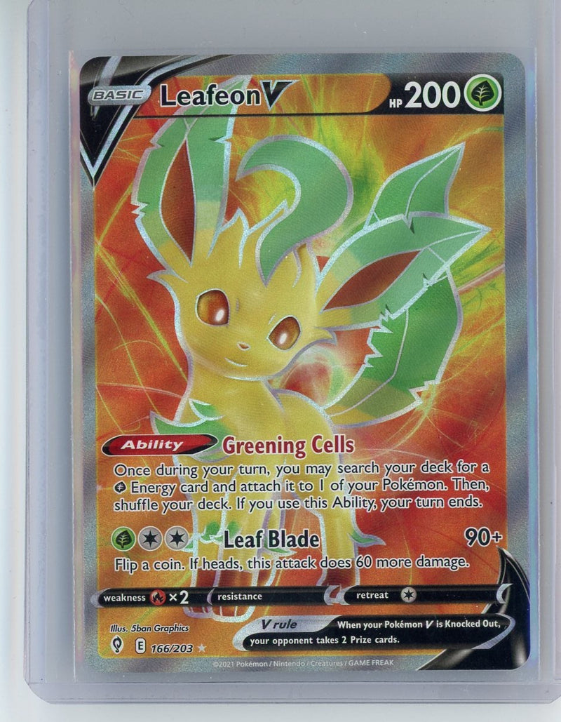 Leafeon V Pokémon Evolving Skies Full Art 