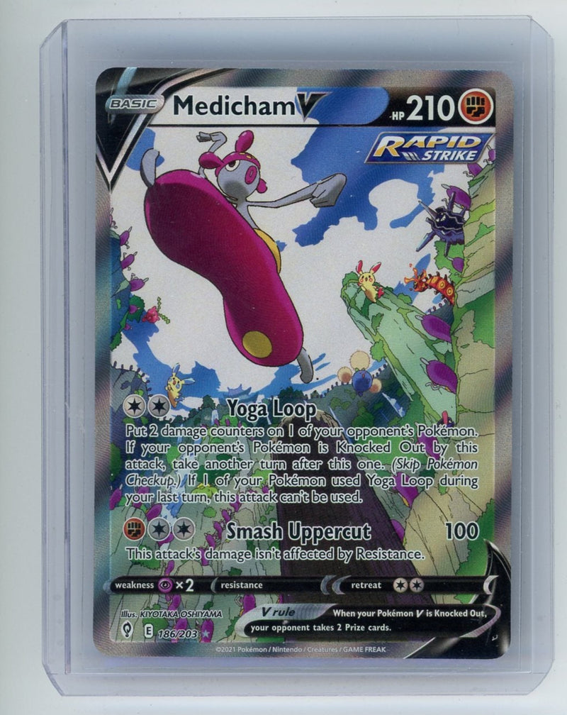 Medicham V Pokémon Evolving Skies Alternate Art 