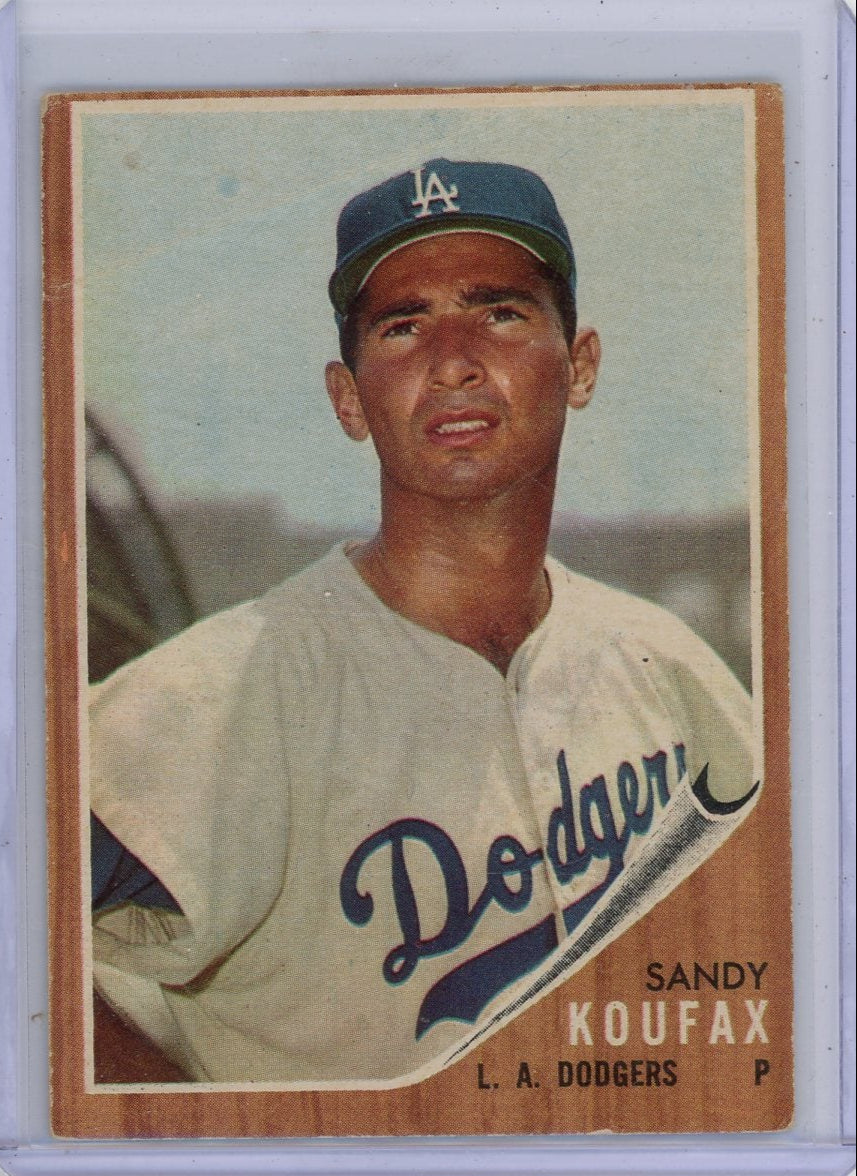 Sandy Koufax 1962 Topps #5 (crease)