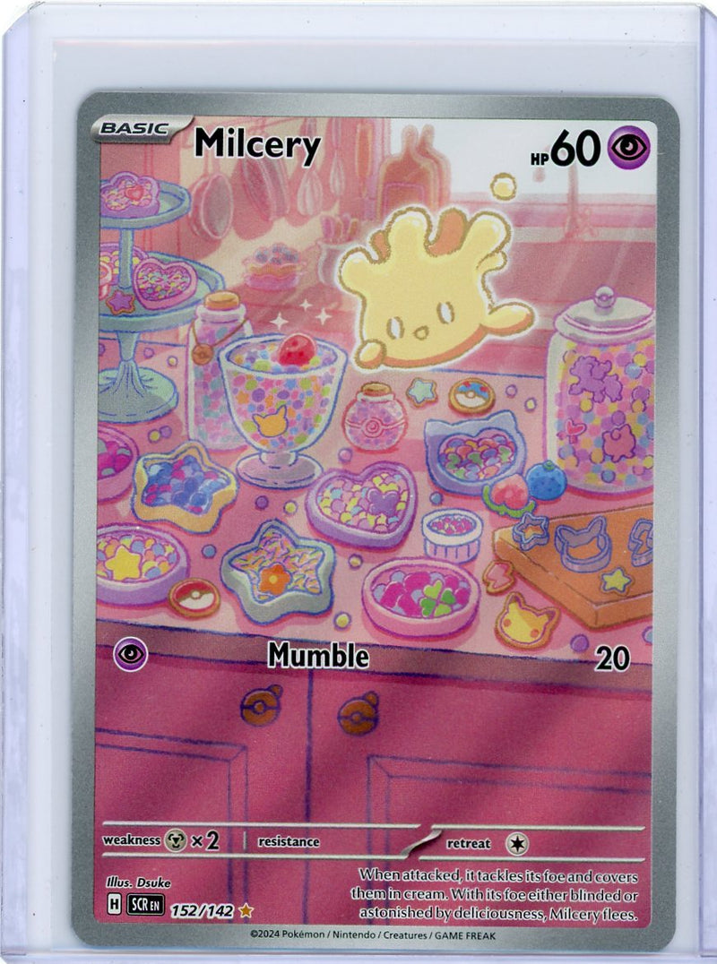 Milcery Pokémon Stellar Crown Illustration Rare 