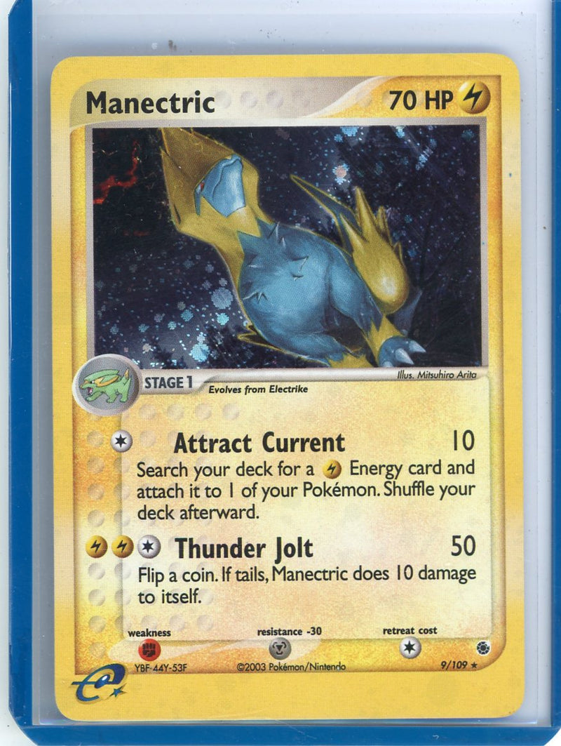 Manectric 2003 Pokémon Ruby & Sapphire rare holo 9/109