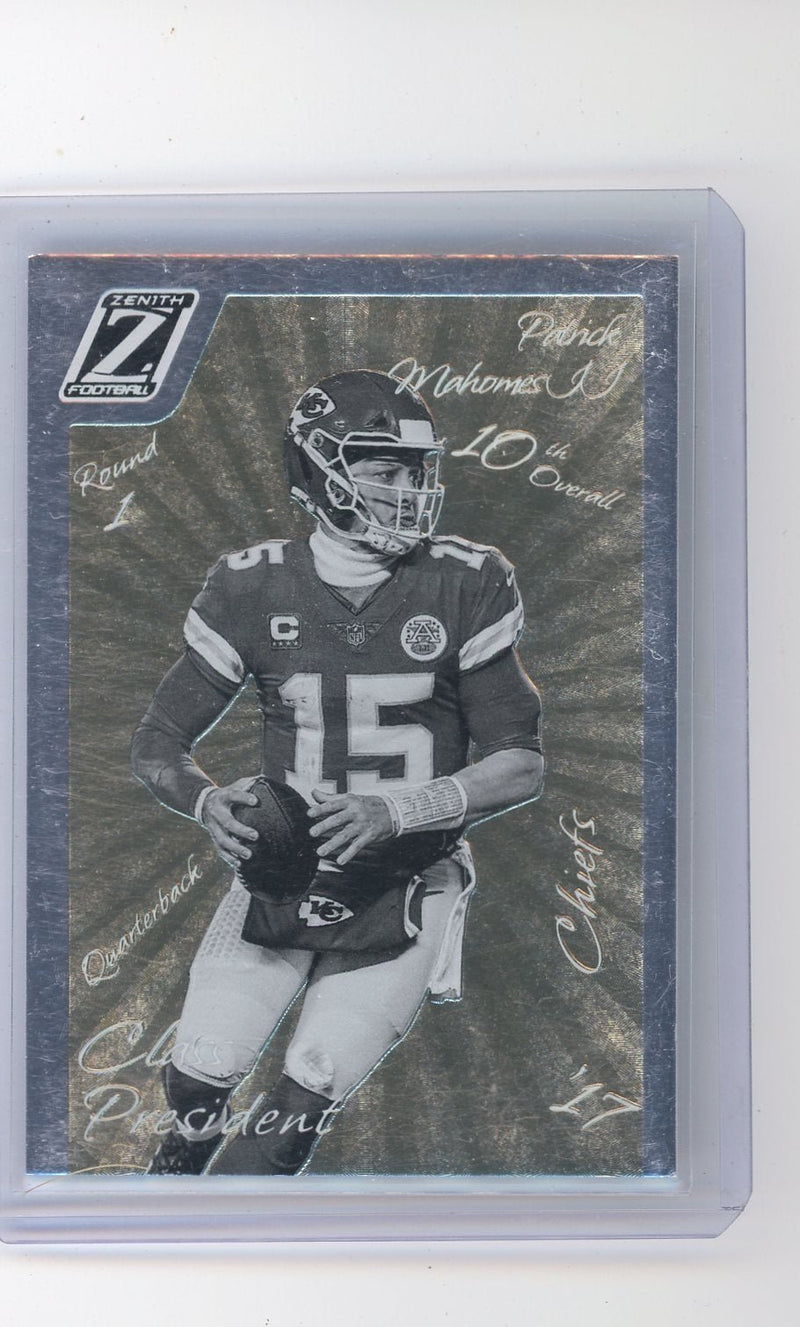 Patrick Mahomes II 2022 Panini Zenith Class President