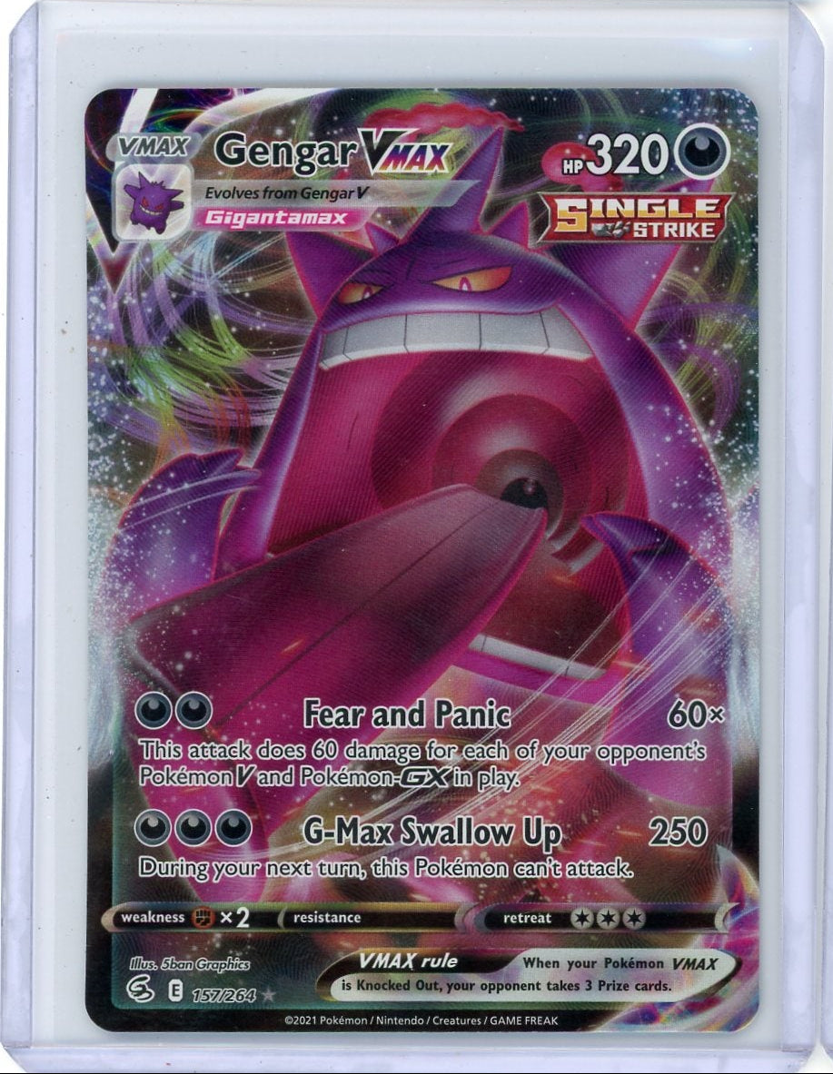 Gengar Vmax Pokémon Fusion Strike Ultra Rare #157/264