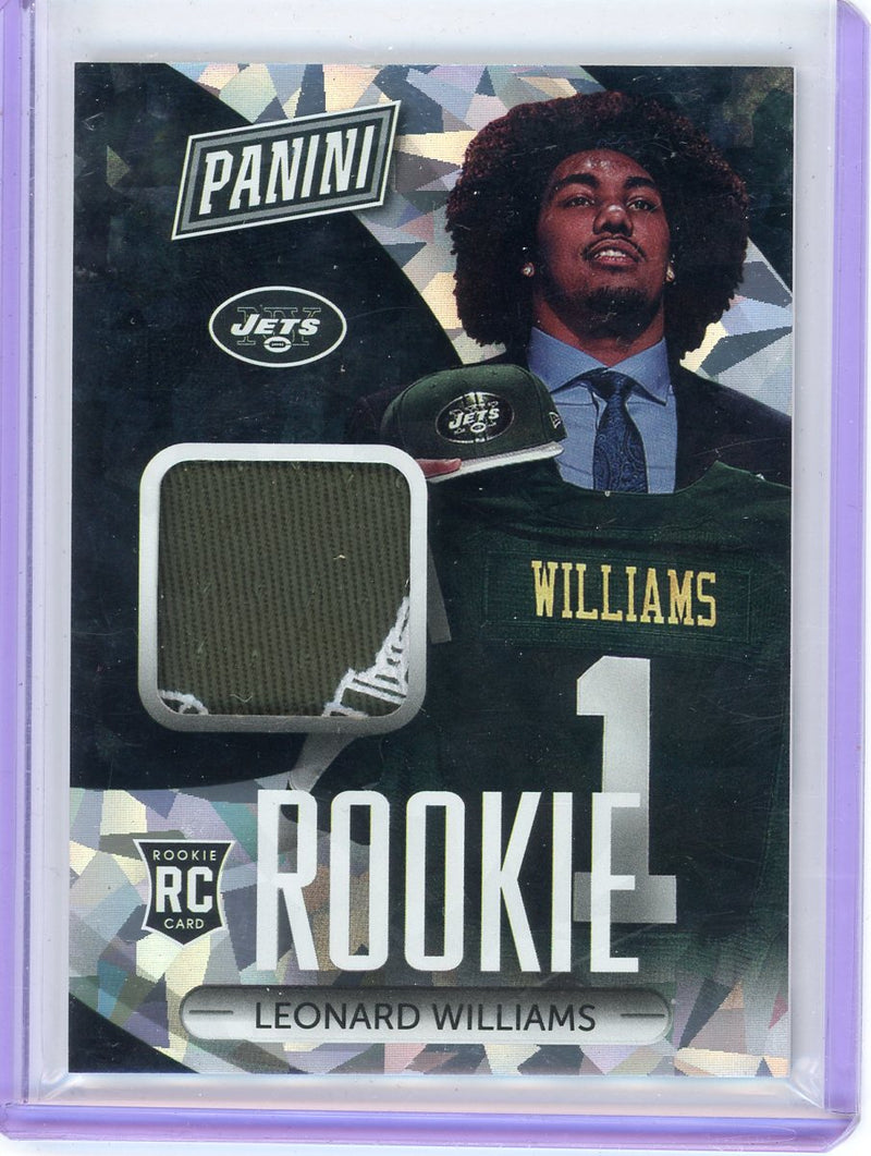 Leonard Williams 2015 Panini The National Rookie Patch Cracked Ice