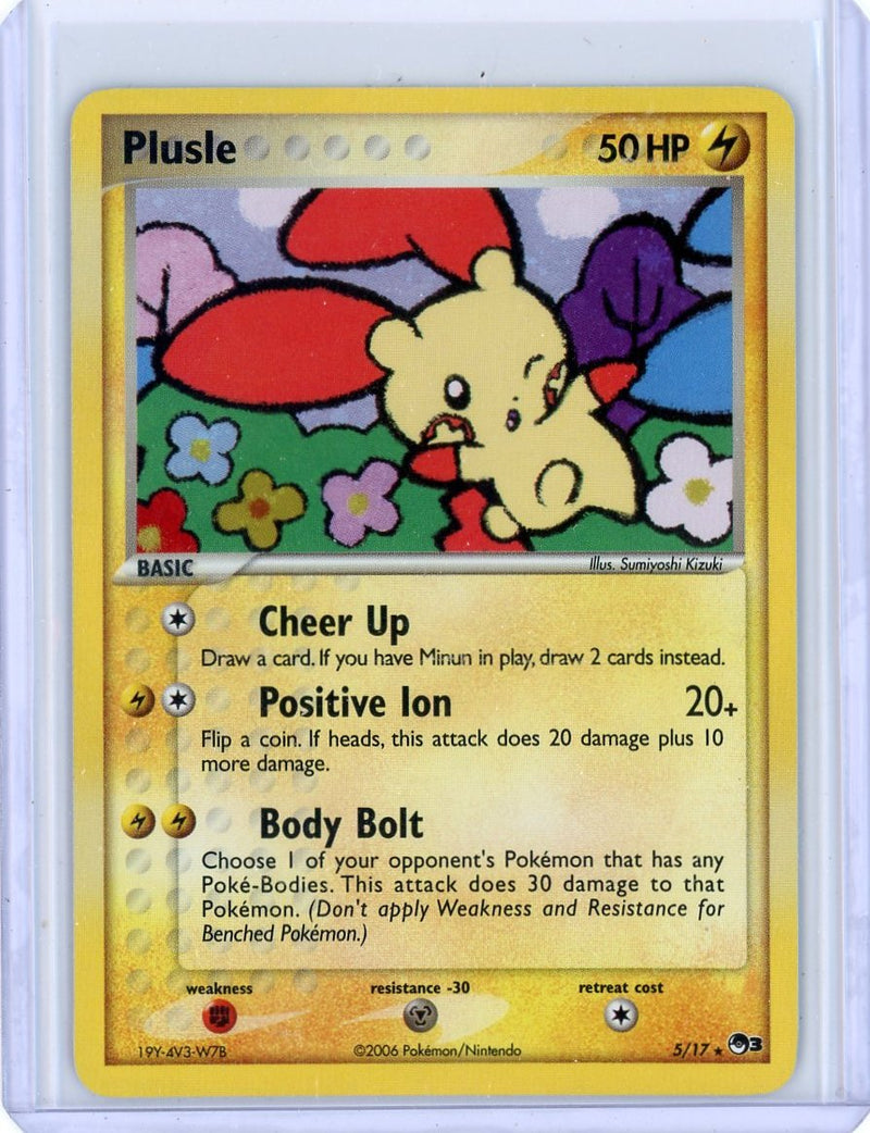 Plusle 2006 Pokemon rare holo 5/17