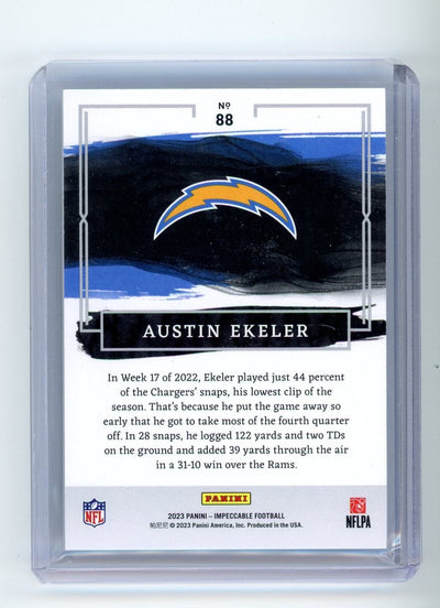 Austin Ekeler 2023 Panini Impeccable #'d 71/75